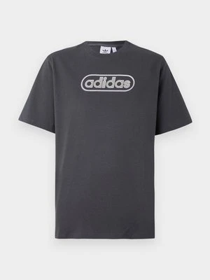 T-shirt z nadrukiem adidas Originals antracytowy