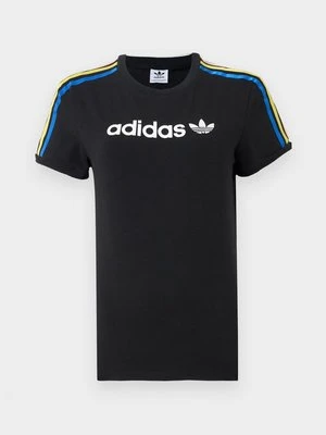 T-shirt z nadrukiem adidas Originals czarny