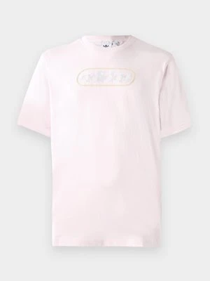 T-shirt z nadrukiem adidas Originals różowy