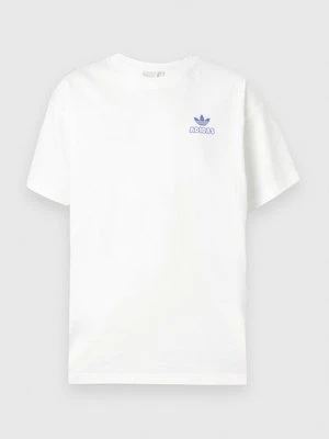 T-shirt z nadrukiem adidas Originals biały