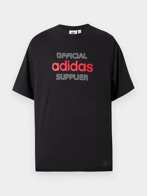 T-shirt z nadrukiem adidas Originals czarny