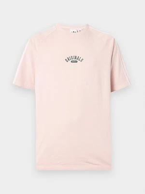 T-shirt z nadrukiem adidas Originals jasnoróżowy