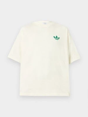 T-shirt z nadrukiem adidas Originals mleczny