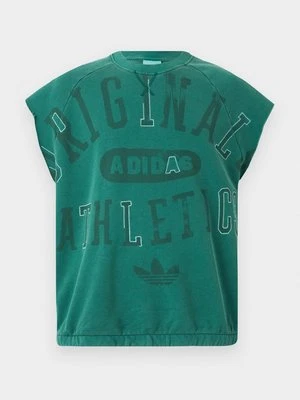T-shirt z nadrukiem adidas Originals zielony