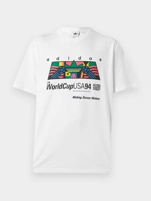 T-shirt z nadrukiem adidas Originals biały