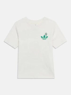 T-shirt z nadrukiem adidas Originals biały