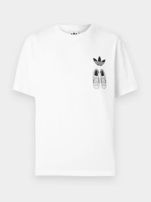 T-shirt z nadrukiem adidas Originals biały