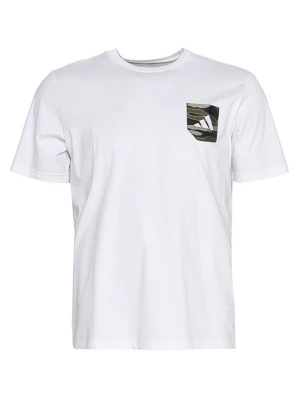 T-shirt z nadrukiem adidas Originals biały