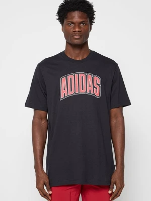 T-shirt z nadrukiem adidas Originals czarny