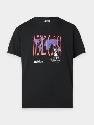 T-shirt z nadrukiem adidas Originals czarny
