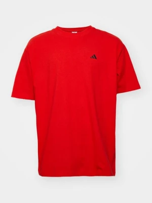 T-shirt z nadrukiem adidas Originals czerwony