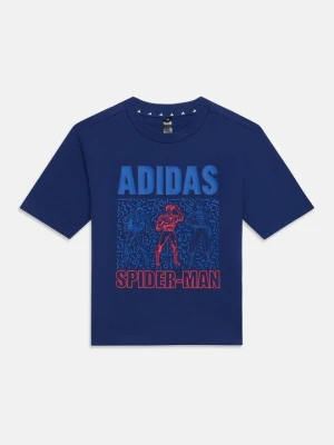 T-shirt z nadrukiem adidas Originals granatowy