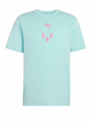 T-shirt z nadrukiem adidas Originals jasnoniebieski