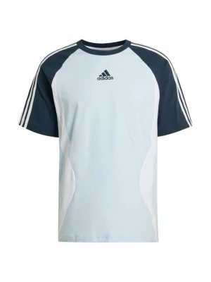T-shirt z nadrukiem adidas Originals jasnoniebieski