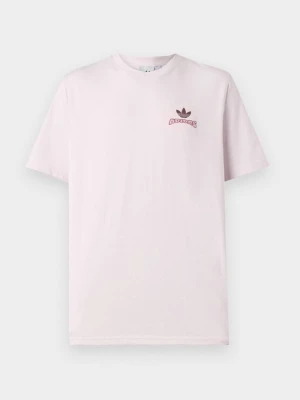 T-shirt z nadrukiem adidas Originals jasnoróżowy