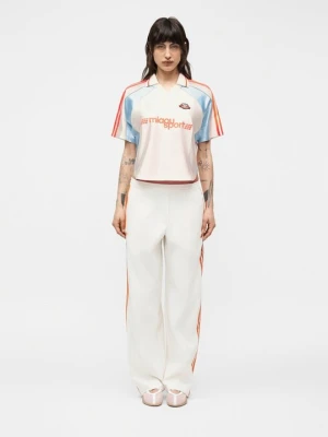 T-shirt z nadrukiem adidas Originals mleczny