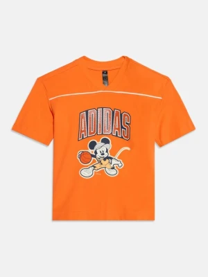T-shirt z nadrukiem adidas Originals pomarańczowy