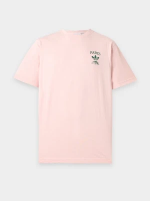 T-shirt z nadrukiem adidas Originals różowy