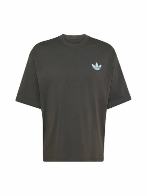 T-shirt z nadrukiem adidas Originals szary