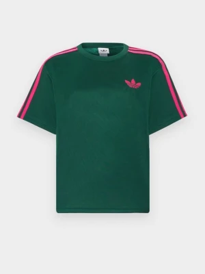 T-shirt z nadrukiem adidas Originals zielony