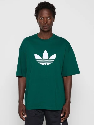 T-shirt z nadrukiem adidas Originals zielony
