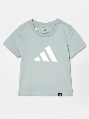 T-shirt z nadrukiem adidas Originals zielony