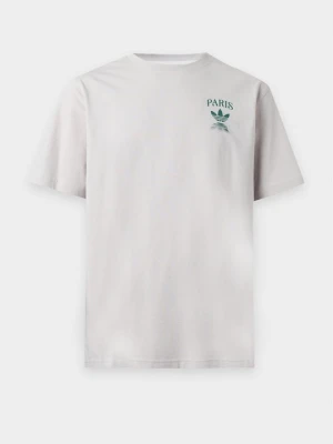 T-shirt z nadrukiem adidas Originals zielony