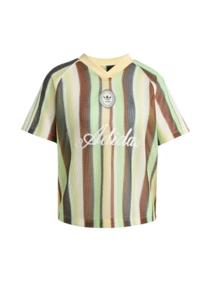 T-shirt z nadrukiem adidas Originals żółty