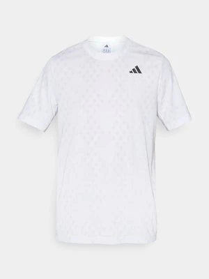 T-shirt z nadrukiem Adidas biały