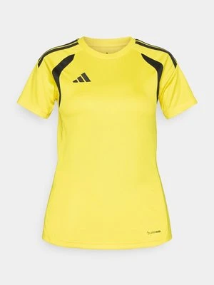 T-shirt z nadrukiem Adidas żółty