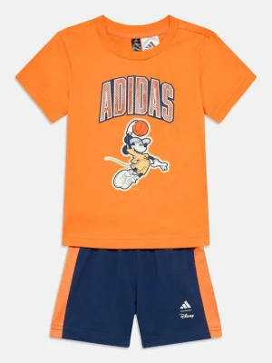 T-shirt z nadrukiem Adidas pomarańczowy