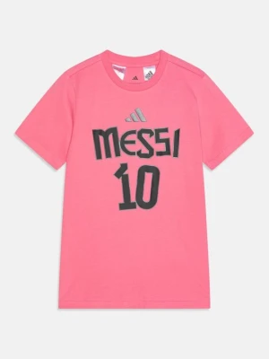 T-shirt z nadrukiem Adidas różowy