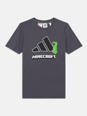 T-shirt z nadrukiem Adidas szary