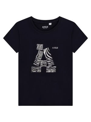 T-shirt z nadrukiem Aigle