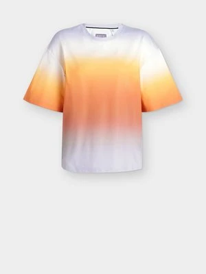 T-shirt z nadrukiem Aigle pomarańczowy