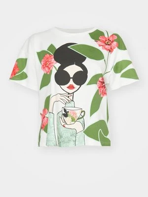 T-shirt z nadrukiem alice + olivia