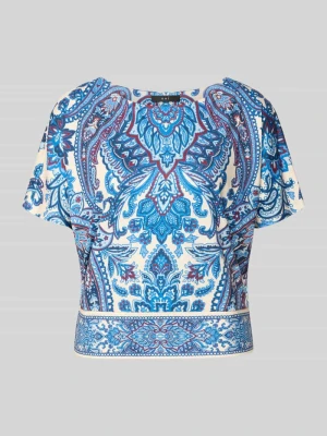 T-shirt z nadrukiem allover Oui