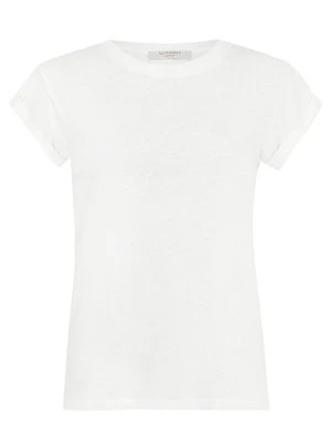 T-shirt z nadrukiem AllSaints biały