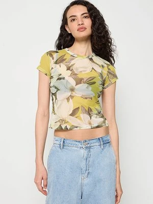 Zdjęcie produktu T-shirt z nadrukiem AllSaints zielony