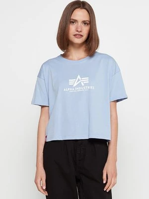 T-shirt z nadrukiem alpha industries