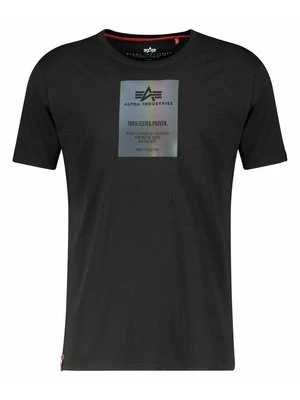 T-shirt z nadrukiem alpha industries