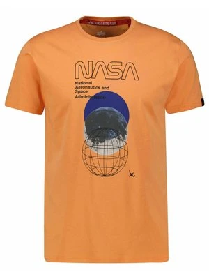 T-shirt z nadrukiem alpha industries