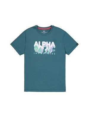 T-shirt z nadrukiem alpha industries