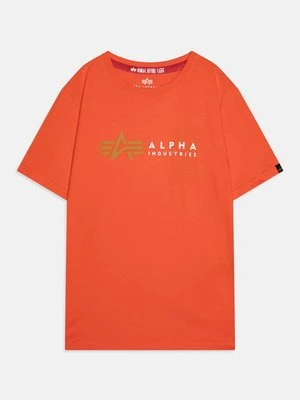T-shirt z nadrukiem alpha industries