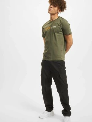 T-shirt z nadrukiem alpha industries