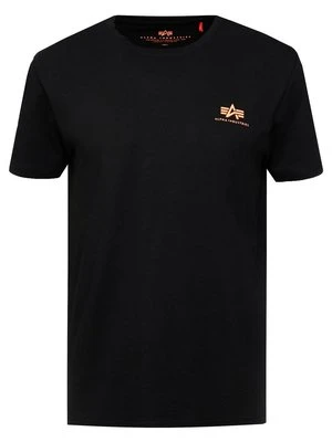 T-shirt basic Alpha Industries czarny