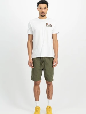 T-shirt z nadrukiem Alpha Industries biały
