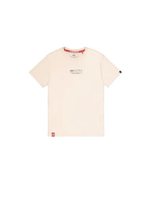 T-shirt z nadrukiem Alpha Industries biały