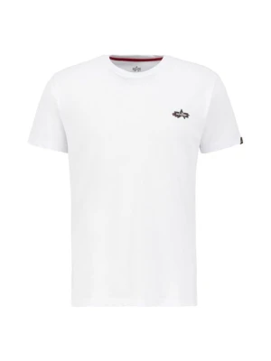 T-shirt z nadrukiem Alpha Industries biały