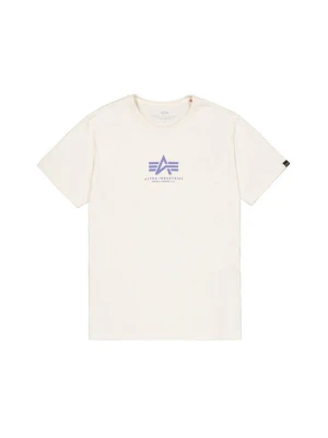 T-shirt z nadrukiem Alpha Industries biały